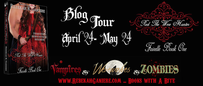 image, Red The Were Hunter Book cover, Rebekah Ganiere
