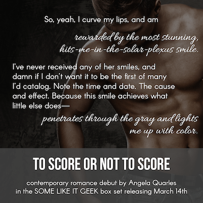 Pullquote, To Score Or Not to Score by Angela Quarles