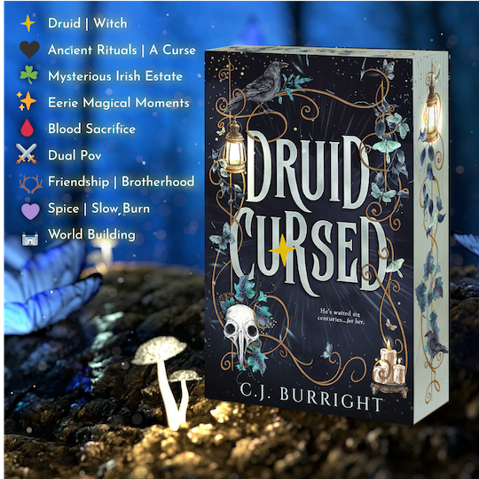 graphic of Druid Cursed by C. J. Burright.
