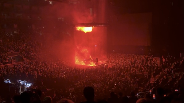 photo taken by me of NIN concert, Chase Center, San Francisco, CA, US, 2026